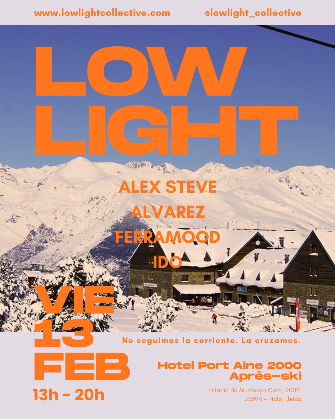 Cartel de SNOWLIGHT @Port Ainé